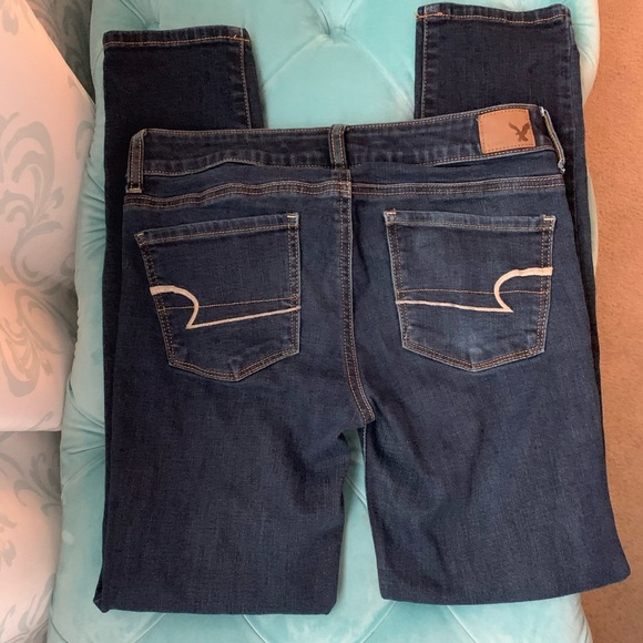🌸2/$25 - AE Dark Denim Super Stretch Skinny Jean - Picture 3 of 3